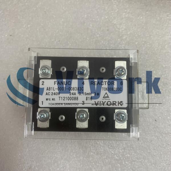 Fanuc A81L-0001-0083#3C ЛИНИЧЕСКИЙ РЕАКТОР ТРАНСФОРМЕР 240/253 VAC 24 AMP 0.15 MH Новый
