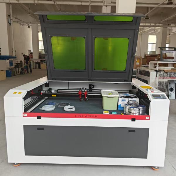 Cortador láser 1600*1000mm 100W 150W CO2 con doble cabeza 4 cabezas para caucho acrílico de madera