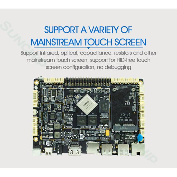 Материнская плата Lcd медиа-проигрывателя RK3399 рекламируя дисплей Armboard