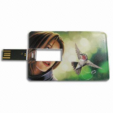 Memoria USB retractable AT-045C de la tarjeta de crédito