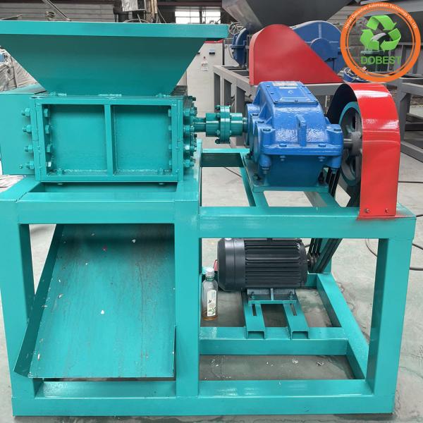 Non-Standard Customization Work Smoothly Scraped by Dual Shaft Single Motor Shredder