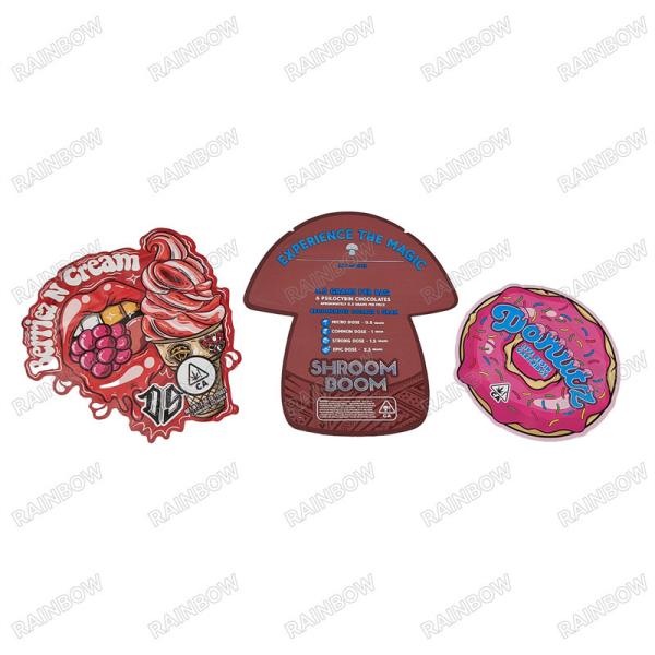 Sacos de impressão digital personalizados com fecho à prova de crianças