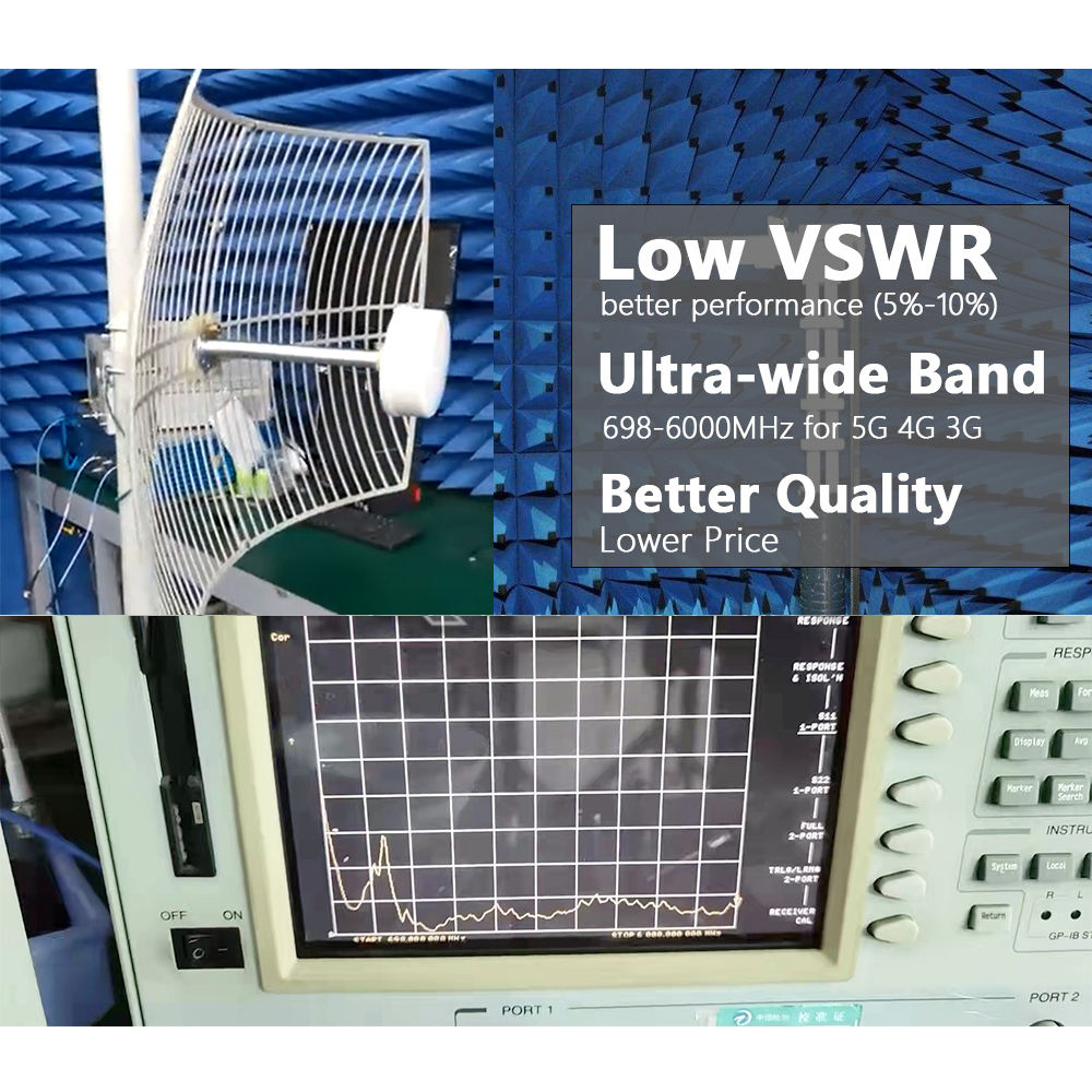 Multiband Antenna 698-6000MHz 5G High Quality Outdoor 2x30dbi MIMO Antenna