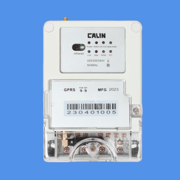 Multi-Functional Single Phase Smart Electric Meter Plug-In Module Backlit LCD Display for Advanced Metering Infrastructure (AMI) Systems