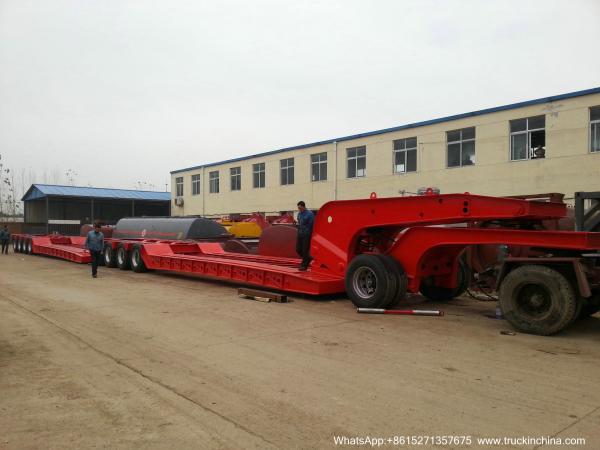Gooseneck Lowbed Trailer Dolly for Heavy Duty Heavy Machine Lowbed Semi Trailer 80 ton  100Ton WhatsApp:8615271357675