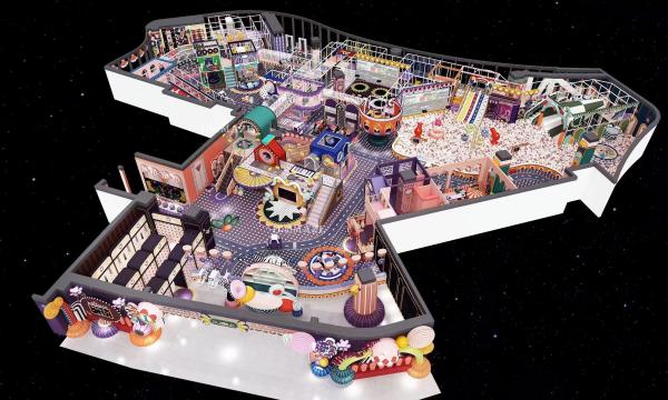 Attractive Indoor Soft Play Equipment Naughty Castle Paradise CE Certificated