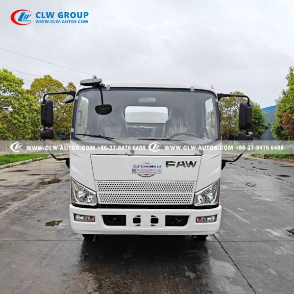 FAW 5m³ Capacity 304-2B Stainless Steel Water Sprinkler Truck with Euro III Engine for Municipal & Industrial Use