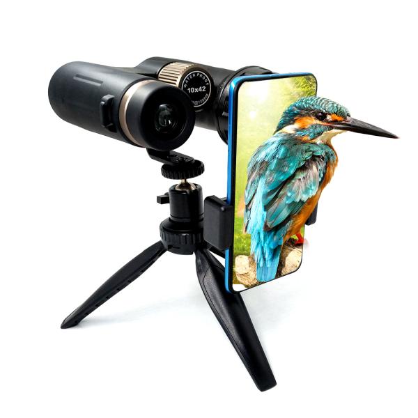10x42 Portable Binoculars IPX7 Waterproof Binoculars Low Light Night Vision Travel Photography Telescope Metal Focusing