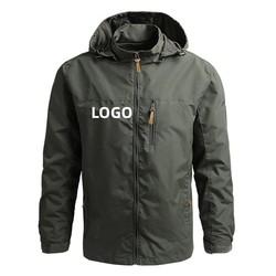 Jacket Men Outwear Waterproof Windbreaker Hooded Jackets Mens Sportswear Coat Outwear Plus Size Jacket
