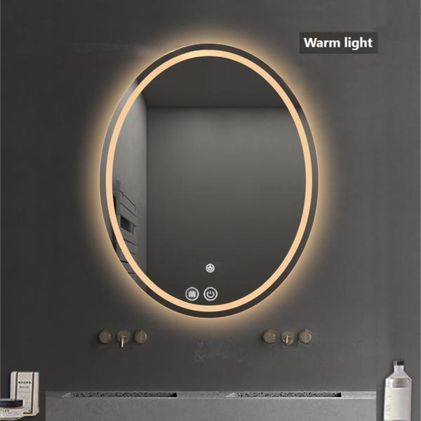 Verre miroir éclairé décor complet de la maison pour le salon de salle de bain Smart Fitness