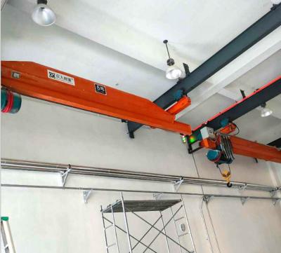 2T Span 12m Suspended Single Girder Eot Crane Remote Control Single Speed,Electric hoist suspension crane