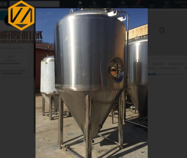 PLC Control Large Brewing Equipment 2000L Stainless Steel Brewhouse / Fermenters