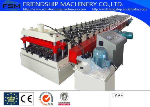 620/700/914mm Covered Width Floor Deck Roll Forming Machinery With 5.5KW Hydraulic Power And 12Mpa