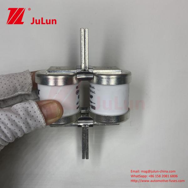 690V Rated Voltage BUSSMANN 630MMT Ceramic Automotive Fuses With Twin Flat Plate Bolt Design For M6/M8 Installation