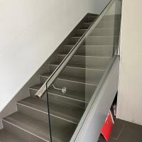 vidro da altura de 90mm - de 120mm que cerca o pó revestido/lustrado/escovado/anodizado