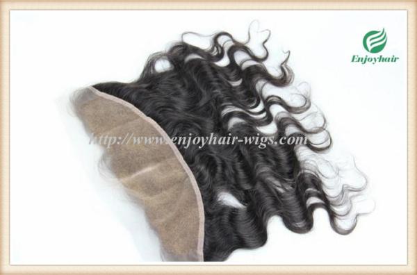 Brazilian virgin hair lace frontal 13''x4'' ,natural color body wave 10''-24''L hairpiece