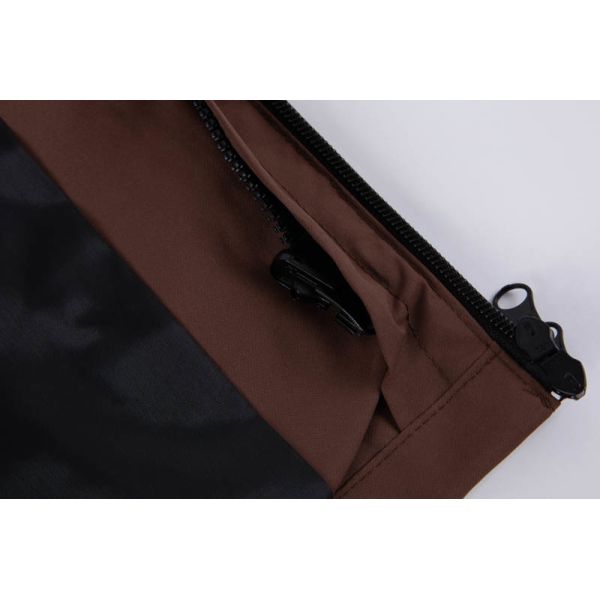 Men's 10000mm Waterproof Windproof Classic Jacket with Adjustable Fit and Color-Block Design
