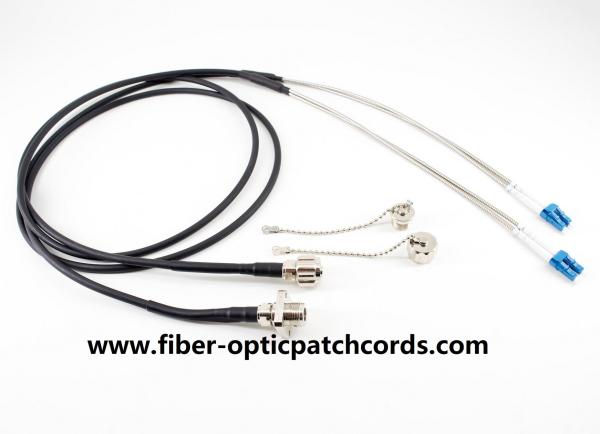 LC to ODC 2core Armored Fiber Optic Patch Cable Duplex Single Mode