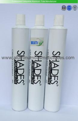 Skin Care Empty Aluminum Cosmetic Tubes Packaging 50g 28mm Diameter Offset Printing