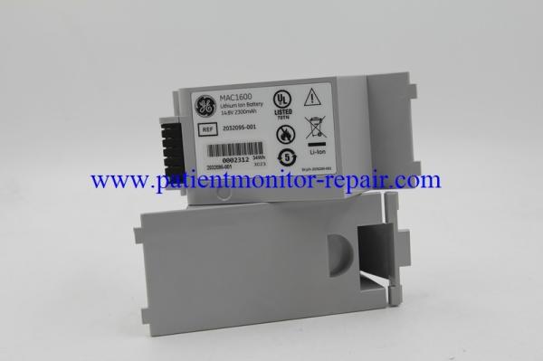 Baterias do equipamento médico, referência 2032095-001 da bateria de GE MAC1600 ECG para vender as peças de substituição médicas