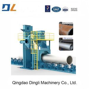 Customized Steel Pipe Inner/Outer Wall Shot Blast Cleaning Machine