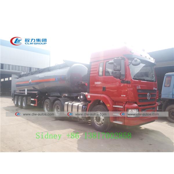 Shacman M3000 6X4 3 Axle 21cbm Sulfuric Acid Tank Semi Trailer