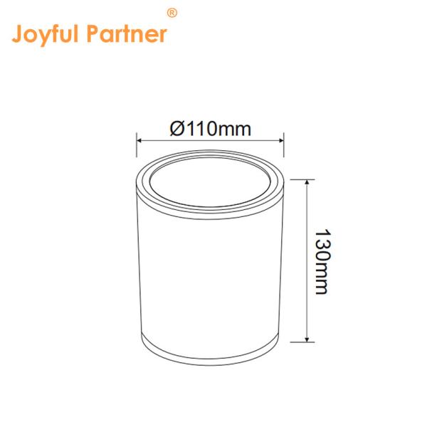 15W COB LED Downlight Cylinder DIA110MM Screw Fix Extruded Aluminum Alloy Housing For Outdoor Application