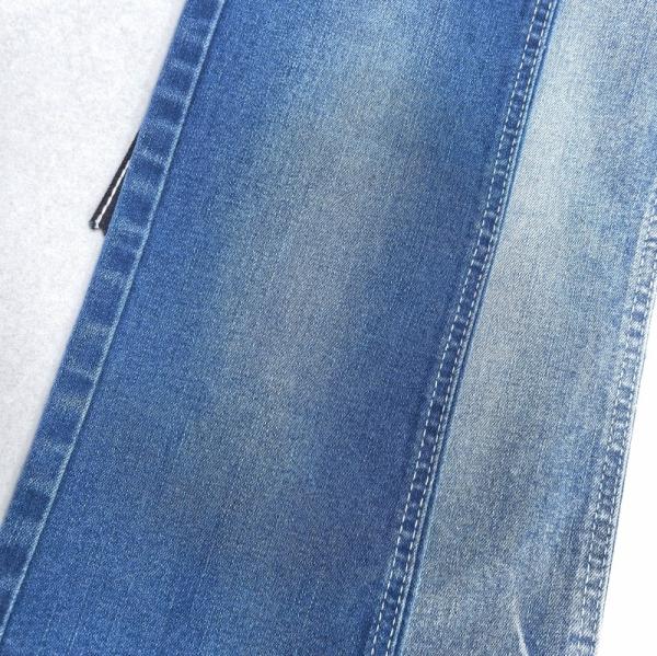 Weak Stretch  TWILL Style Cotton Polyester DARK BLUE Denim Fabric  JSD3245 9.4OZ for fashion jeans