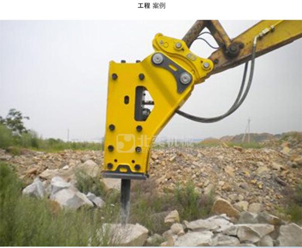 BeiYi Various excavator hydraulic rock breaker hammer for 3-50tons excavator side type breaker box type breaker
