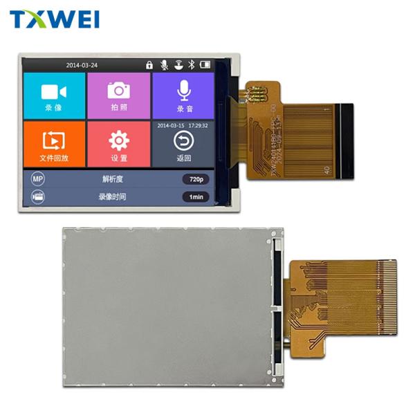 2.4-дюймовый 240*320 яркость 450cd/m2 регистратор вождения TFT LCD дисплей