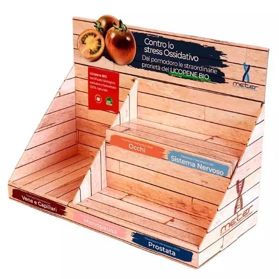 Custom Cardboard PDQ Counter Display For Retail Cosmetics Accessories
