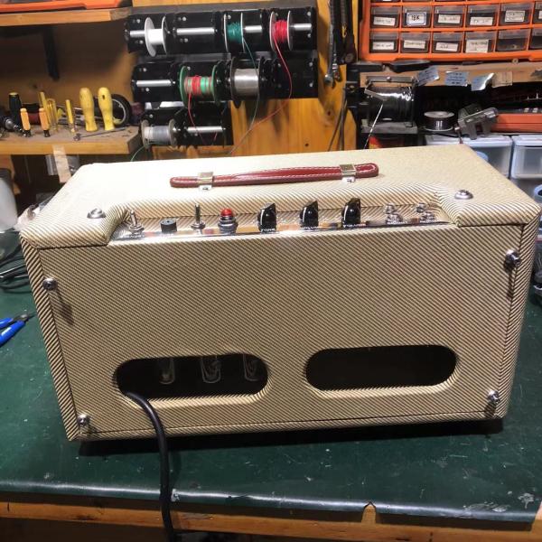 2025 Tweedle Dee Deluxe 5E3 Classic Dumble Style Mods Tweed Head, Pure Handed with Eyelet Board, 6V6GT*2, 12AX7*2, 5Y3GT*1, Grand Amplifier, Accept Amp OEM