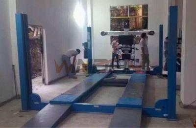 Double Hydraulic Balance System Four Post Car Lifts Second Jack 4000kg