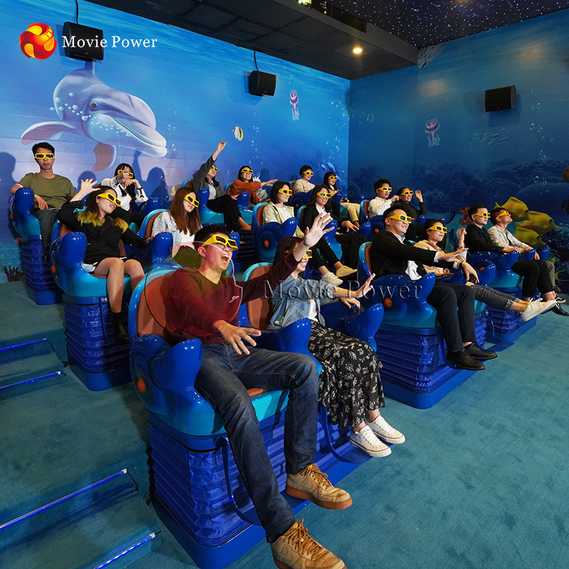 Оборудование кино театра движения машины видеоигры 5D парка атракционов 9d Vr