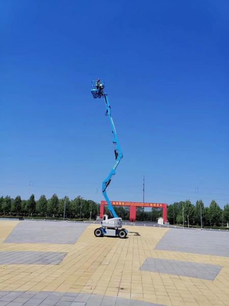 Solid Tyre Articulated Boom Lift 14m 18m 20m for Heavy-Duty Applications
