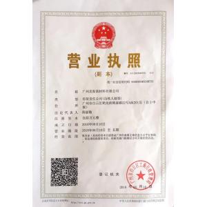 Guangzhou Mersi Advanced Materials Co., Ltd. Certifications