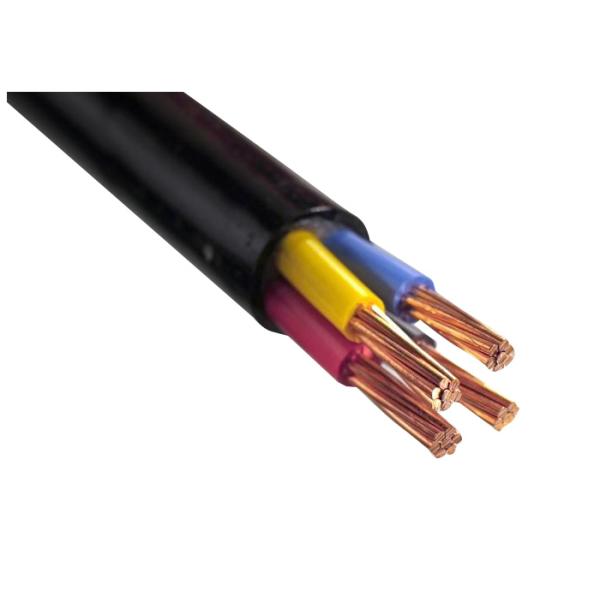 CE 1kV Copper Conductor PVC Insulated Cables Five Cores CU / PVC / PVC Cable