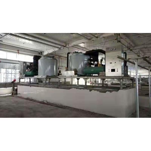 SUS304 Stainless Steel 25ton Seawater Flake Ice Machine Industrial Applications