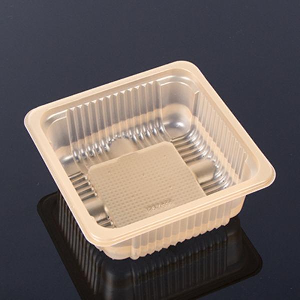 FDA Certificated 6.5*6.5*3cm Plastic Pastry Packaging