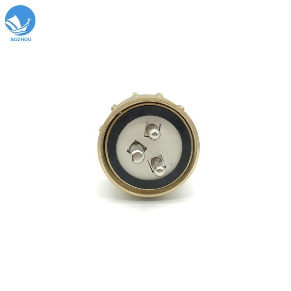 10A China Marine Brass Plug Socket Waterpoor CTH111 For Industry