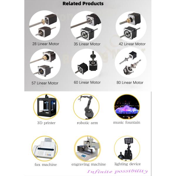 Faradyi Customized nema 24 Closed Loop stepper nema 23 lead screw stepper motor For 3D Printer