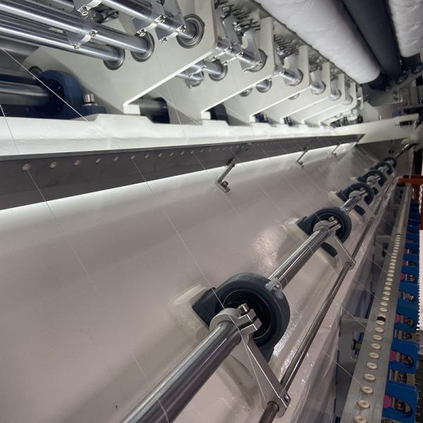 Automatic industrial quilting machine commputerized system 80mm thickness mattress border machine 8KW