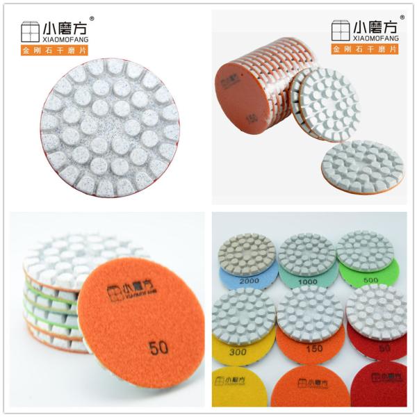 XINRUI-PAD Wet Diamond Polishing Pads for Granite Marble Ceramic 0.500kg Gross Weight