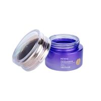 Jars de crème vide de luxe de 55 ml 2 oz Jars cosmétiques avec couvercles en plastique transparent