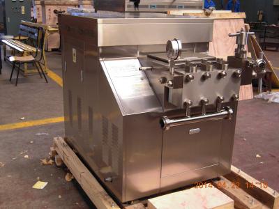 Máquina de homogeneização de leite eléctrica industrial de dois estágios de caixa de engrenagens 3000L/H 22 KW