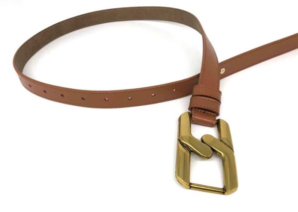 Metal Buckle 90cm Women's Fashion Leather Belts For Jeans