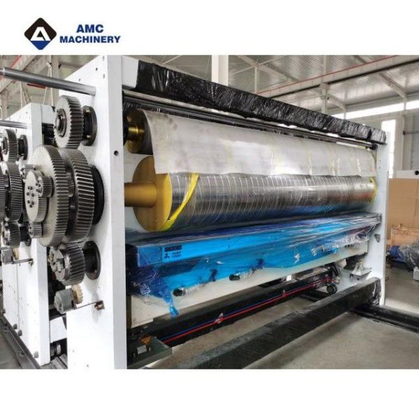 Флексопринтер с коробкой из гофрированного картона, слотер, резальщик, ПЛК-контроль, одобрение CE