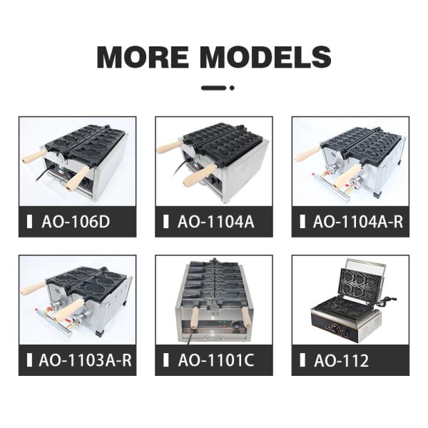 Тайяки газовый тип мини рыбной вафли производитель на 410x360x210 мм для японской тайяки закуски