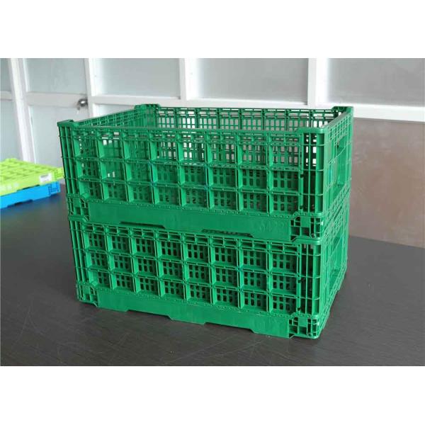 Agriculture Vegetables Fruit Plastic Storage Crate Vented Foldble Turnover Box