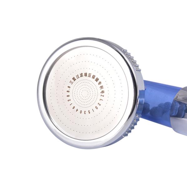 Saving water new design 3 functions plastic ion pressure spray shower head
